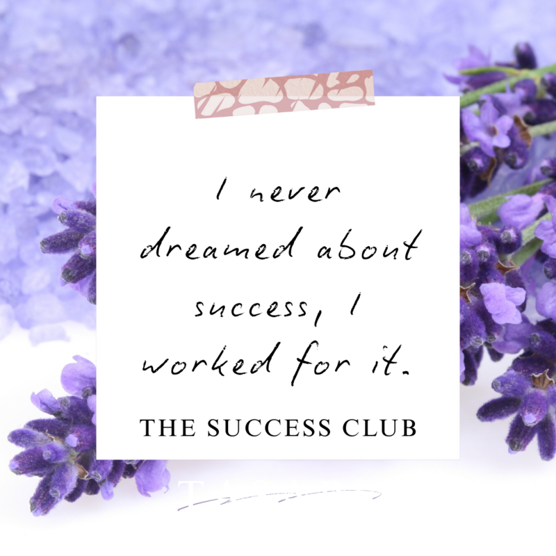 The Success Club Quote
